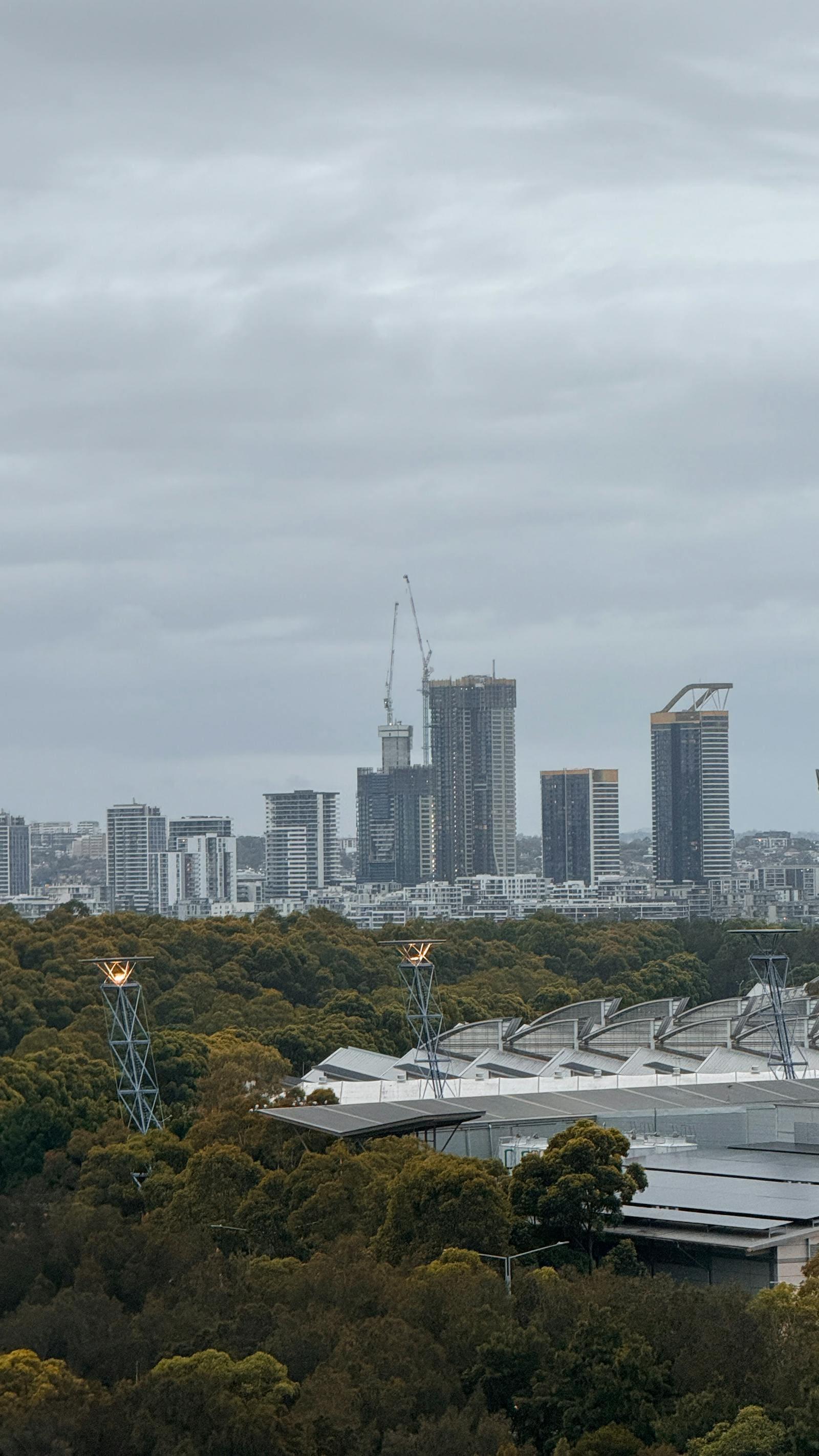 The Parramatta skyline in Western Sydney